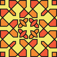 Square ornament 37 (colour)