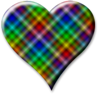 Patterned heart 23