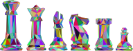Low Poly Chess Pieces Prismatic