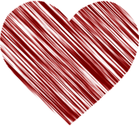 Stripy heart