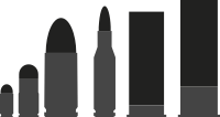 Bullet silhouettes