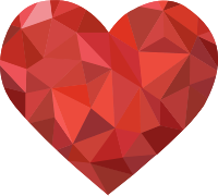 Textured heart 4