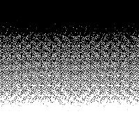 wave-dot halftone template