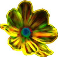 Neon flower (colour 2)