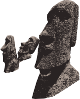 Three Moai