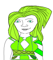 WomanInGreen001