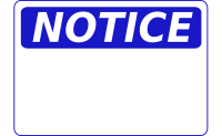 Notice - Blank
