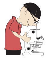 Kid with Microscope