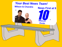Bus Bench with ad