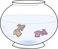 Fish Bowl with Fish
