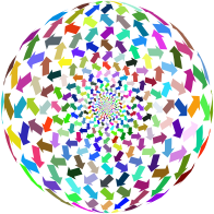 Outward Arrows Vortex Sphere
