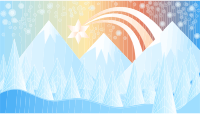 Winter Scene Landscape