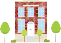 Brick Home Front