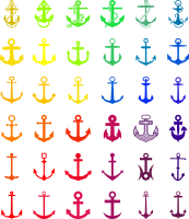 Anchors suited to every fancy