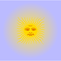 Sun face 3 (colour)