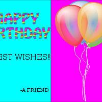 B-Day card