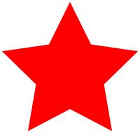 simple red star
