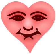 Heart face