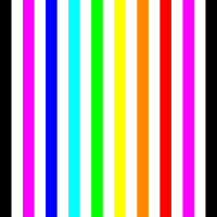 Rainbow Stripes Pattern frameless