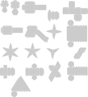 Patrons de solides / Nets for geometry