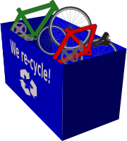 Recycle bicycle