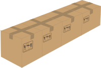 Four boxes