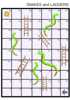 Snakes and Ladders Board Game