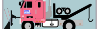Tow Truck with Snow Plow