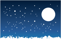 winter scene (only rounds)