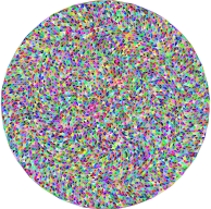 Geometric Triangular Circle Prismatic