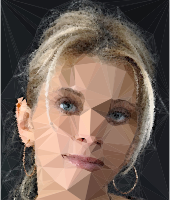 High Poly Blonde Woman