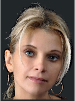 Very High Poly Blonde Woman Wireframe