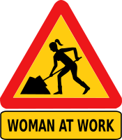Woman at work