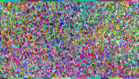 Low Poly Abstract Psychedelic Background