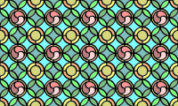 Leaded glass background