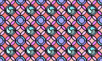 Leaded glass background (colour 2)