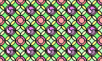 Leaded glass background (colour 3)