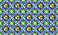 Leaded glass background (colour 4)