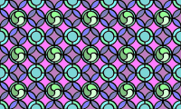 Leaded glass background (colour 5)