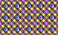 Leaded glass background (colour 6)