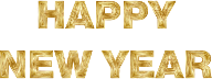 Happy New Year Gold