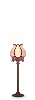 Red fringe standing lamp (from Glitch)