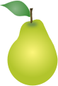 Pear SVG, Pear clipart