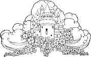 castle and clouds