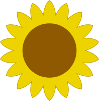 Simple sunflower