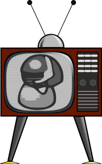 Black and white TV