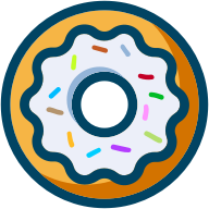 donut with sprinkles