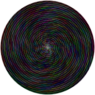 Vortex Line Art Prismatic