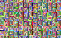 Prismatic Optical Illusion Pattern 2