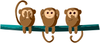 See Hear Speak Monkeys